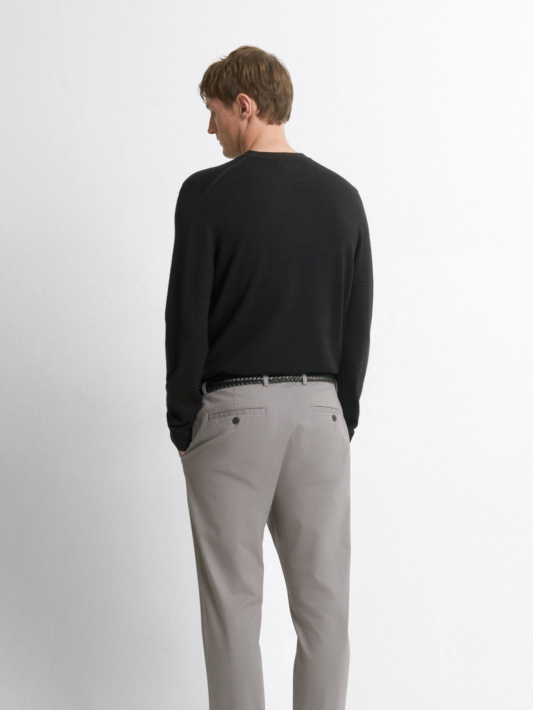 Pull col rond tricotage fantaisie - DEVRED 1902