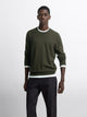 Pull col rond tricotage fantaisie - DEVRED 1902