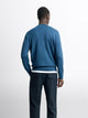 Pull col rond tricotage fantaisie - DEVRED 1902
