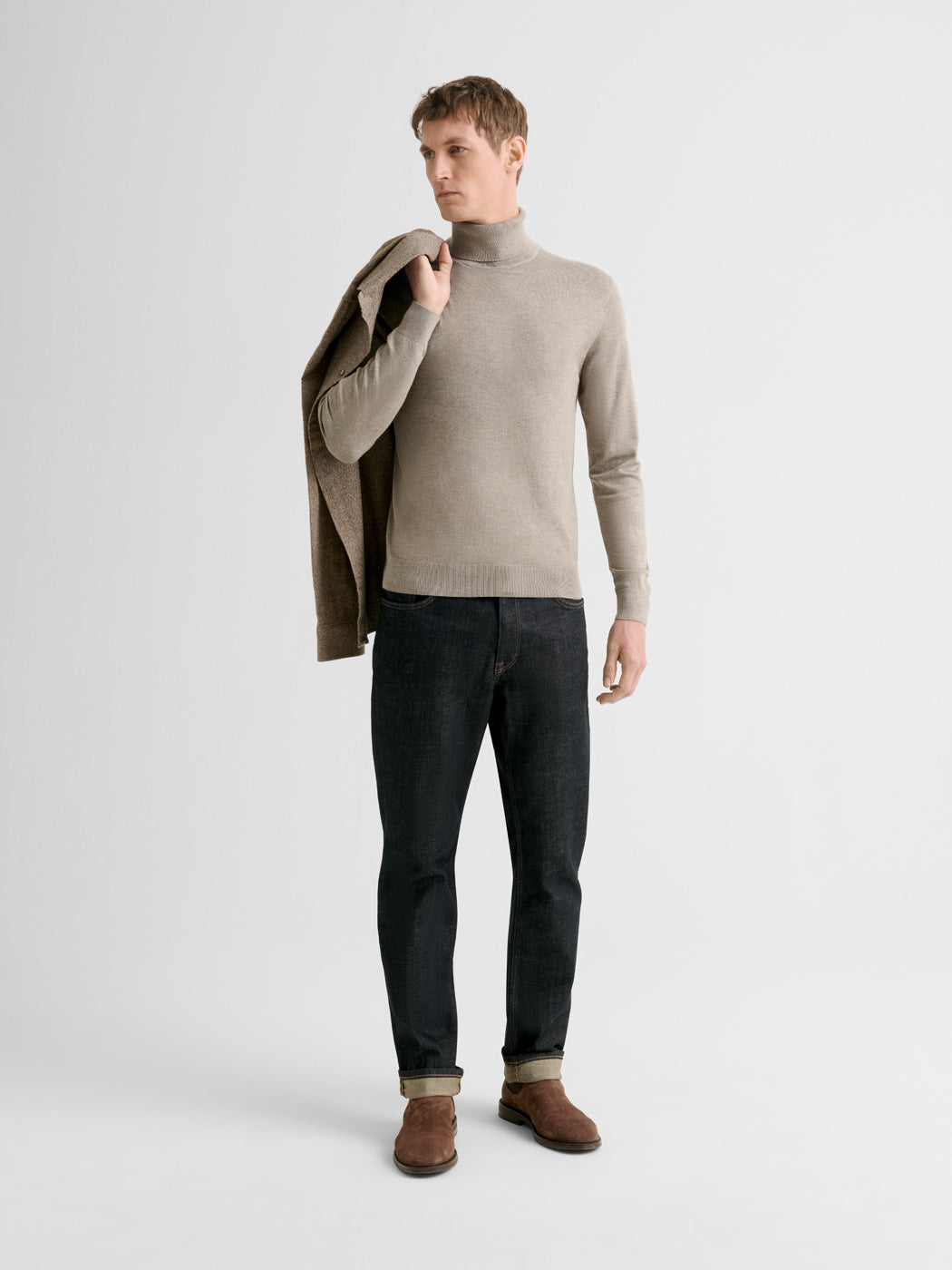 Pull col roulé en jersey - DEVRED 1902