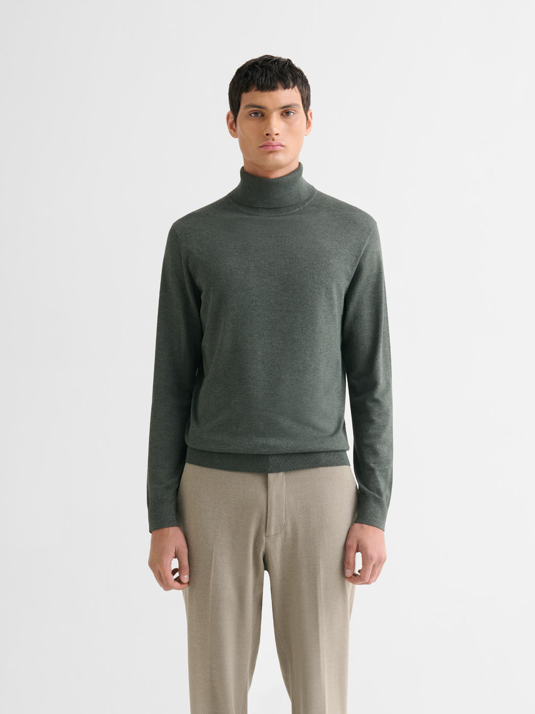 Pull col roulé en jersey - DEVRED 1902