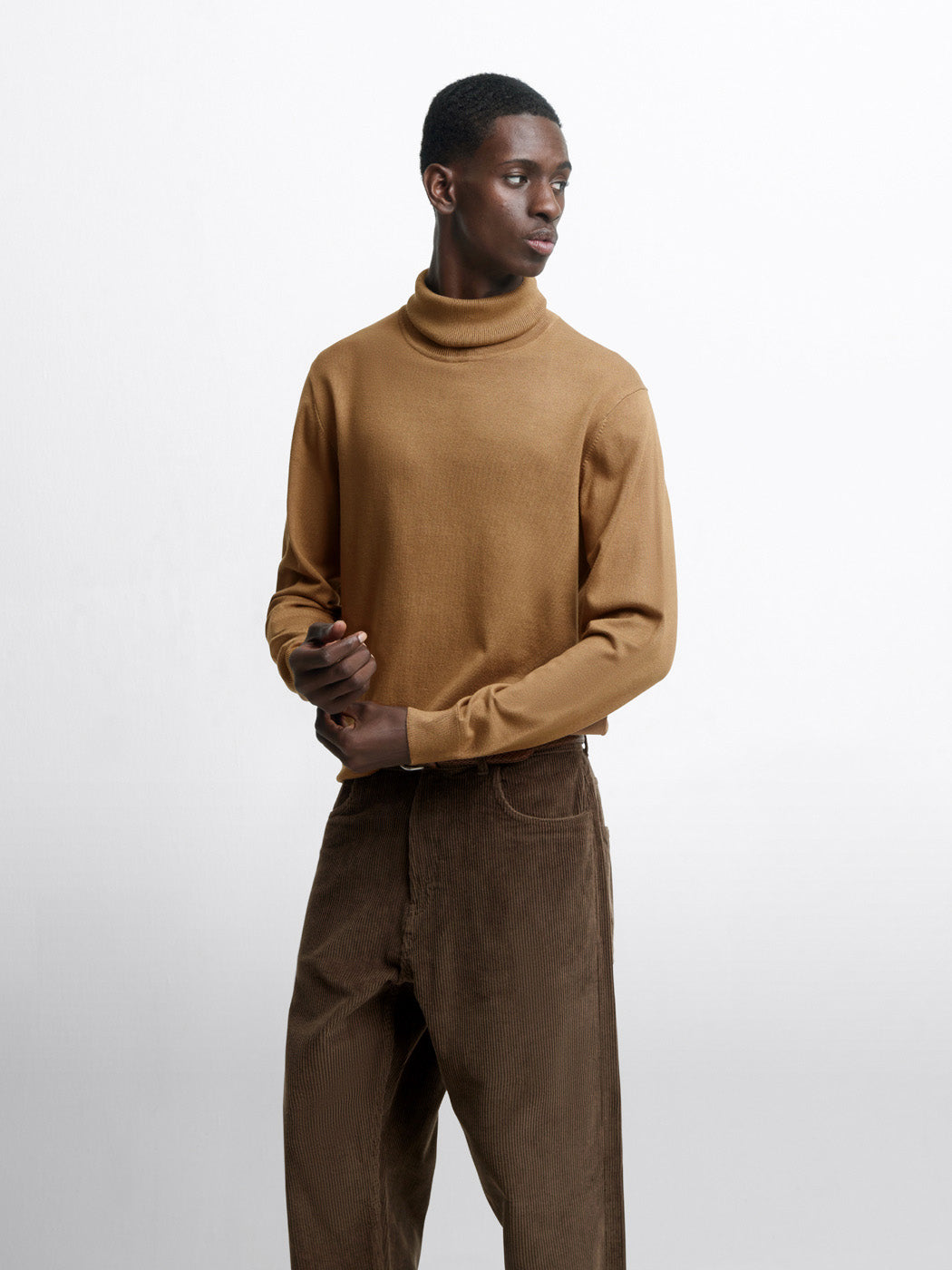 Pull col roulé en jersey - DEVRED 1902