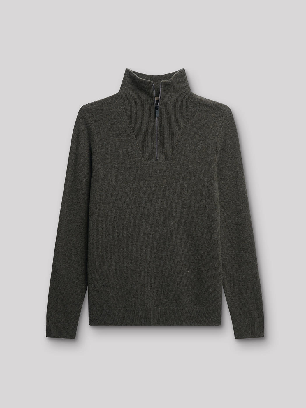 Pull col cheminée zippé laine d'agneau - DEVRED 1902