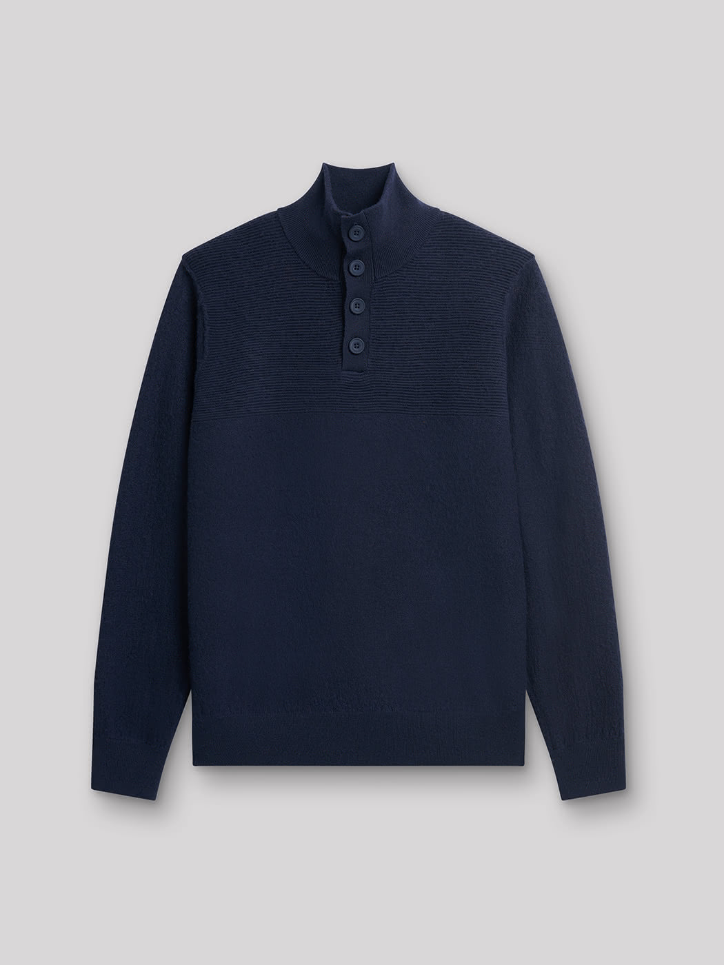 Pull col cheminée montant boutonné - DEVRED 1902