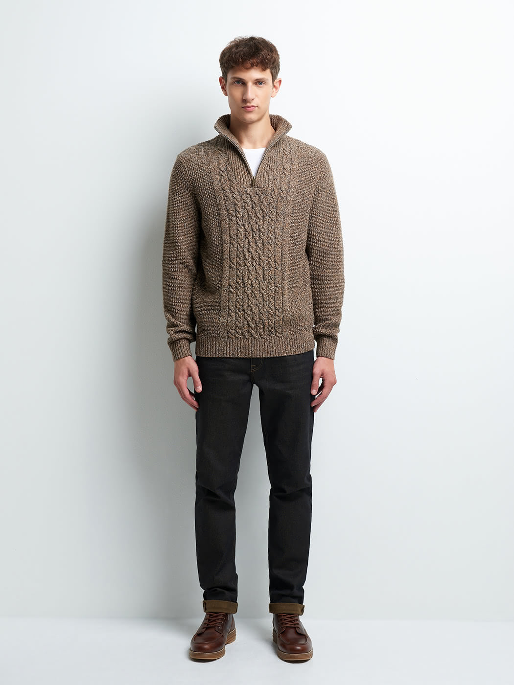 Pull col montant zippé - DEVRED 1902