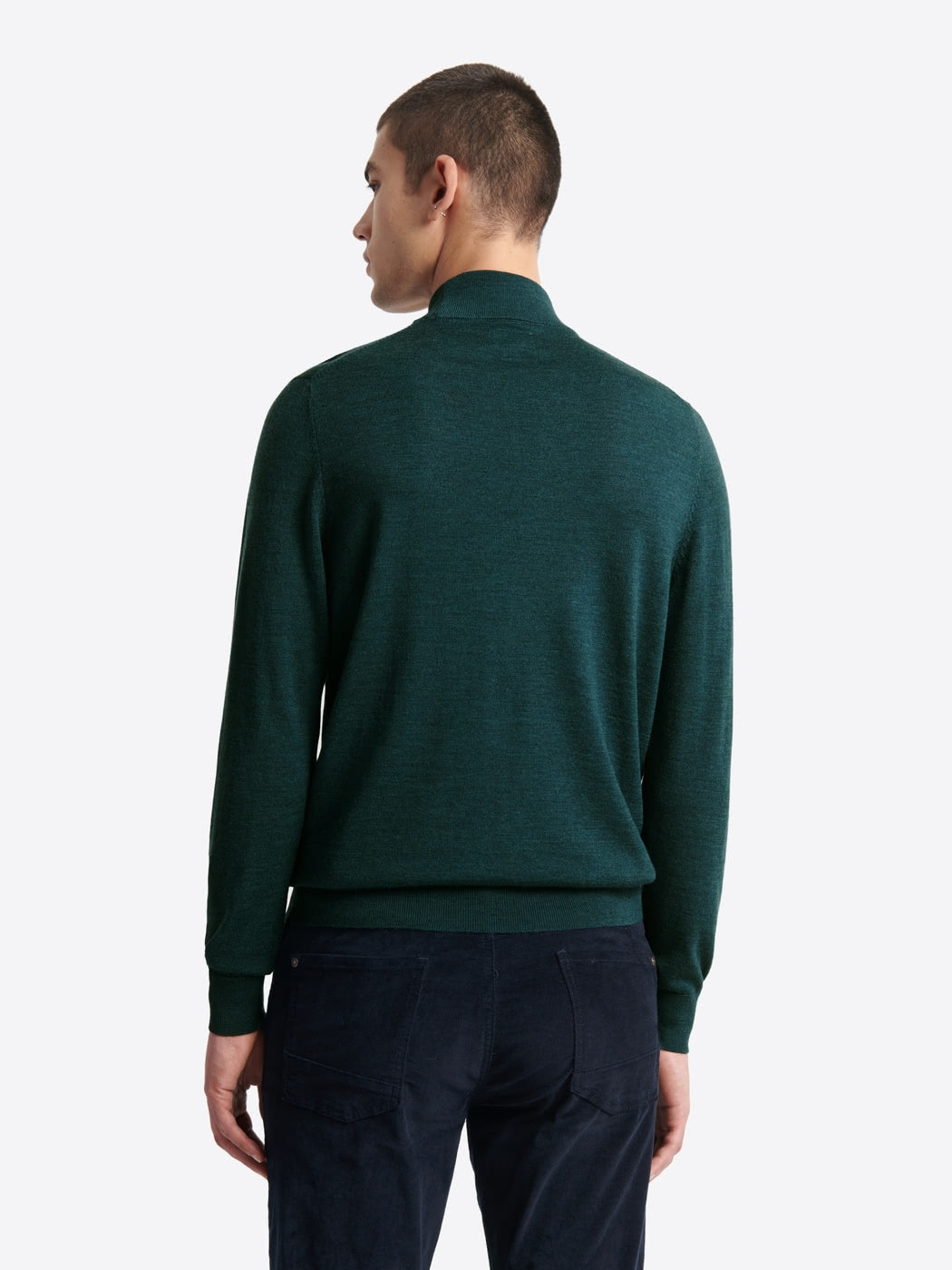 Pull à col cheminée 100% laine mérinos - DEVRED 1902