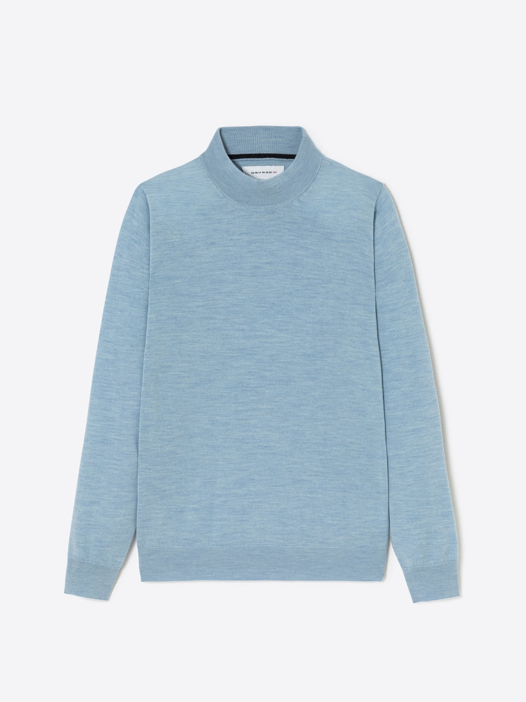 Pull à col cheminée 100% laine mérinos - DEVRED 1902