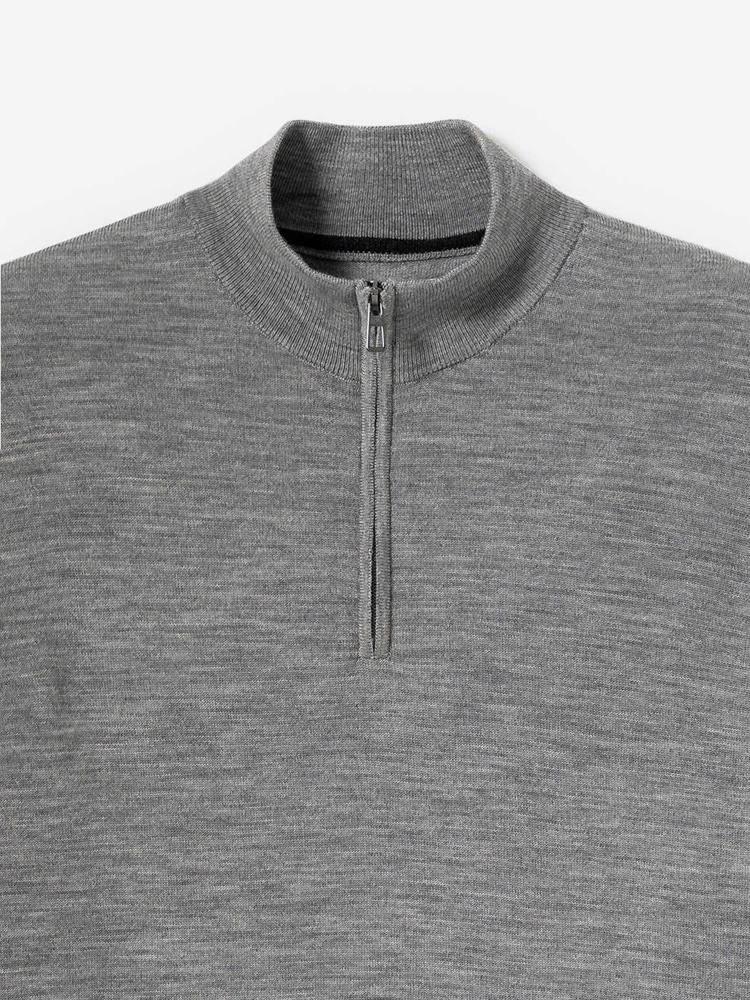 Pull col cheminée zip 100% laine mérinos - DEVRED 1902