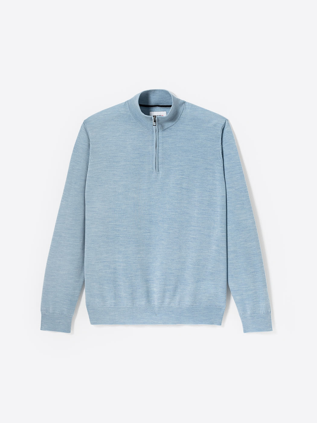 Pull col cheminée zip 100% laine mérinos - DEVRED 1902
