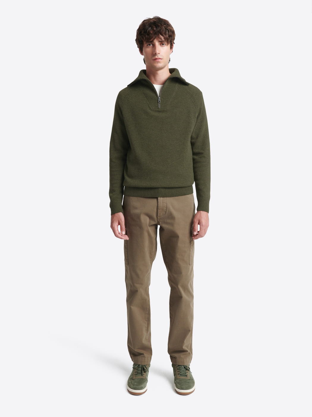 Pull col cheminée en laine lambswool - DEVRED 1902