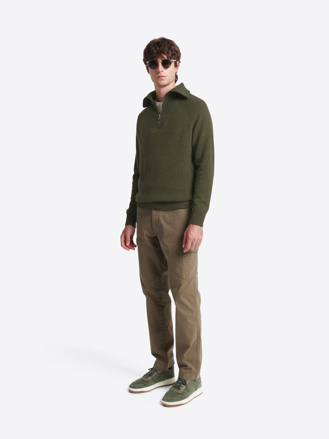 Pull col cheminée en laine lambswool - DEVRED 1902