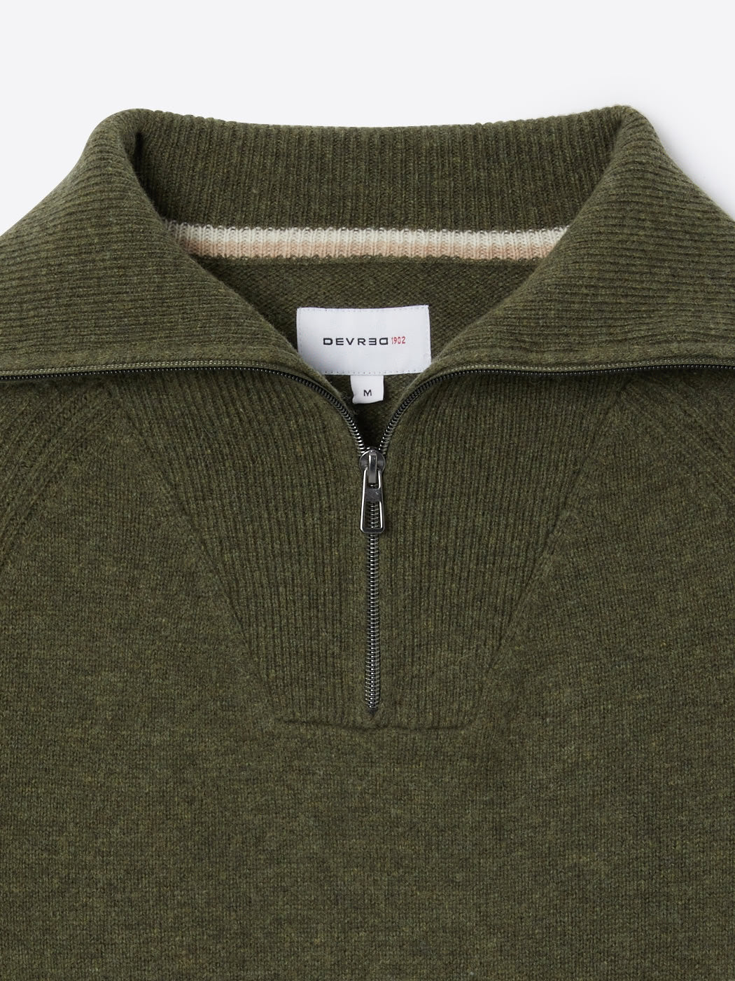Pull col cheminée en laine lambswool - DEVRED 1902