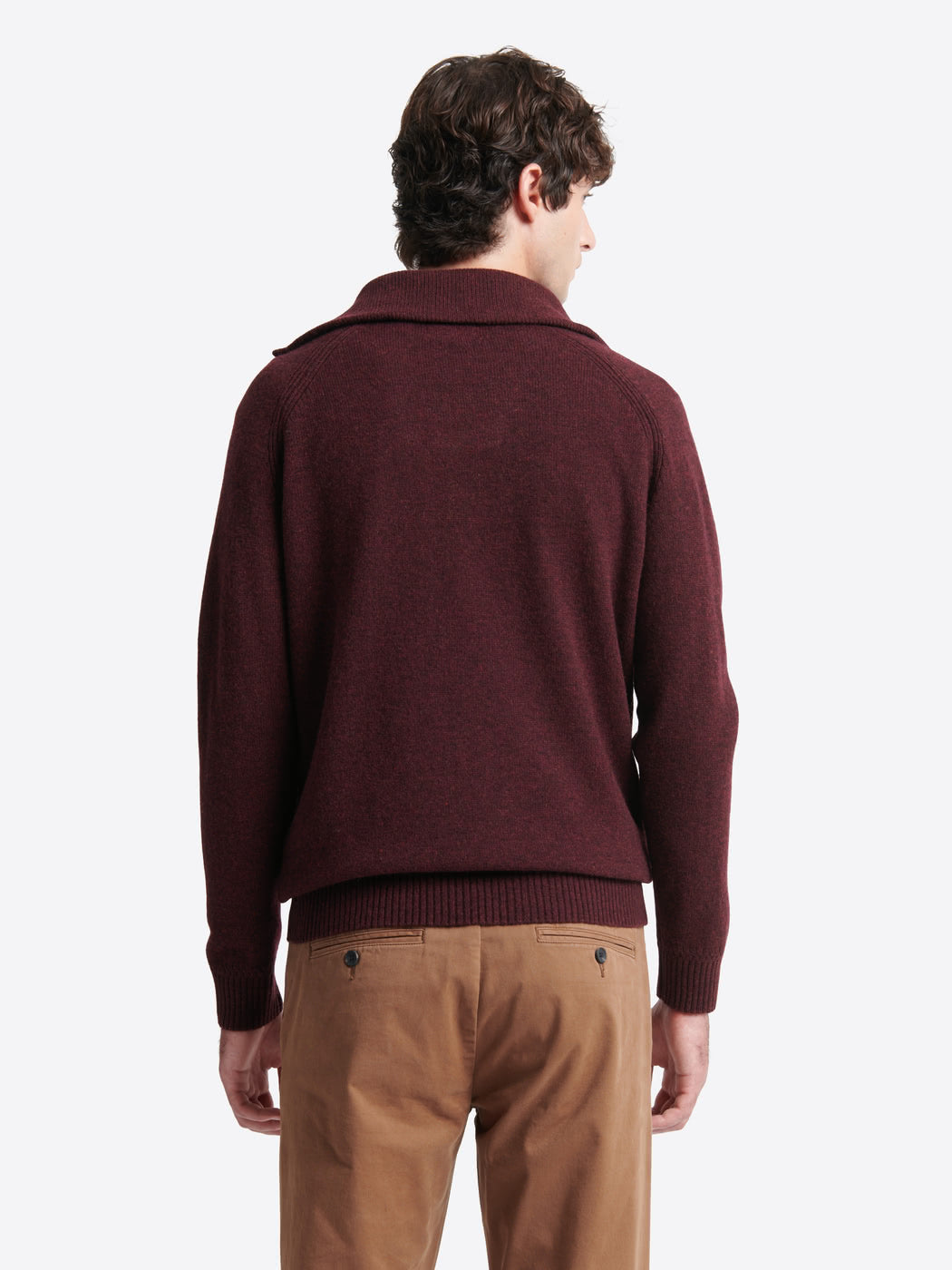 Pull col cheminée en laine lambswool - DEVRED 1902