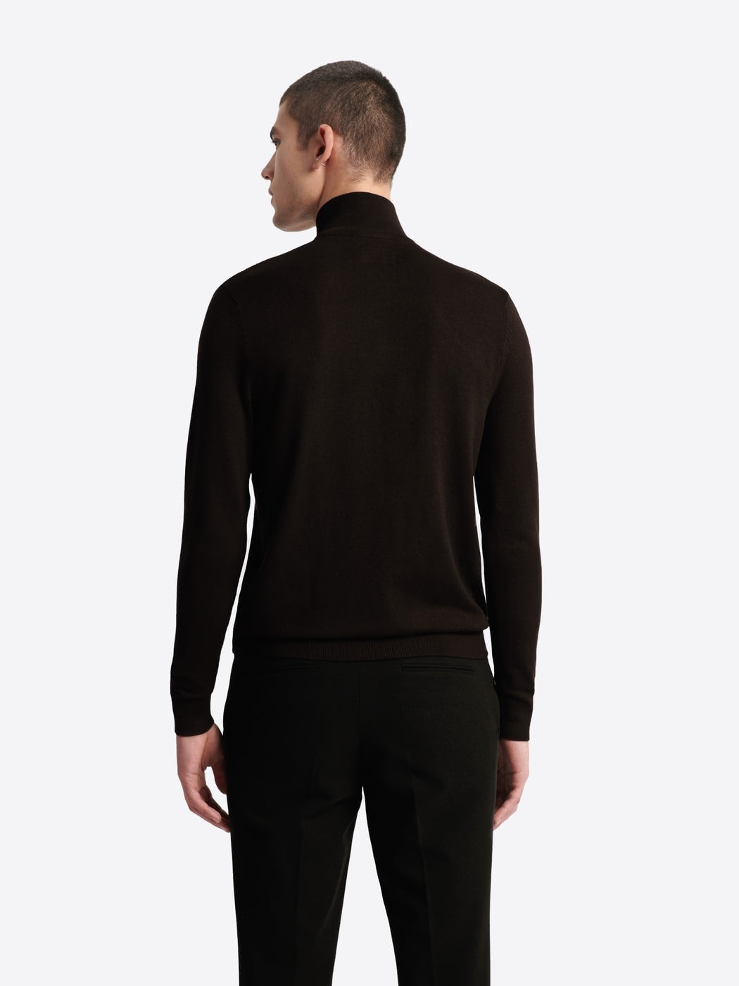Pull à col cheminée en viscose certifiée - DEVRED 1902