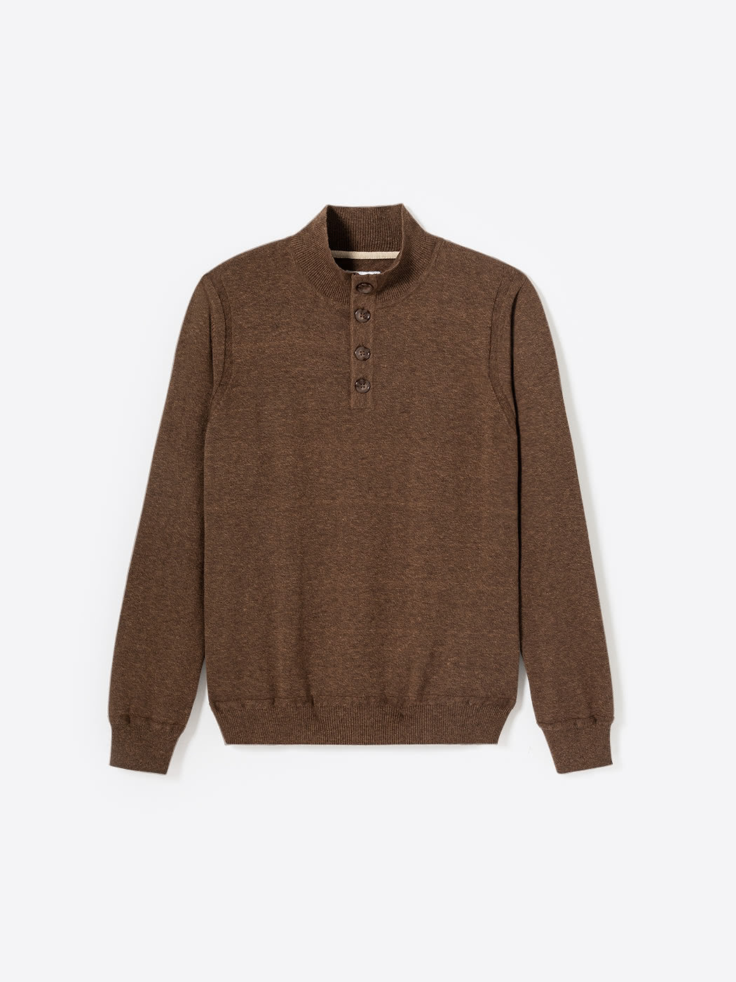 Pull à col cheminée en coton mélangé - DEVRED 1902