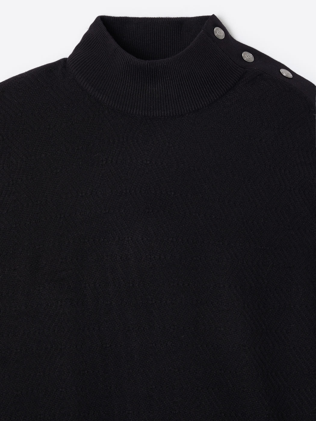 Pull col cheminée épaule boutonnée - DEVRED 1902
