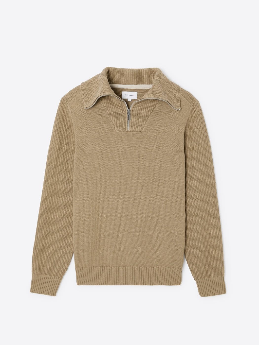Pull col camionneur en coton cachemire - DEVRED 1902