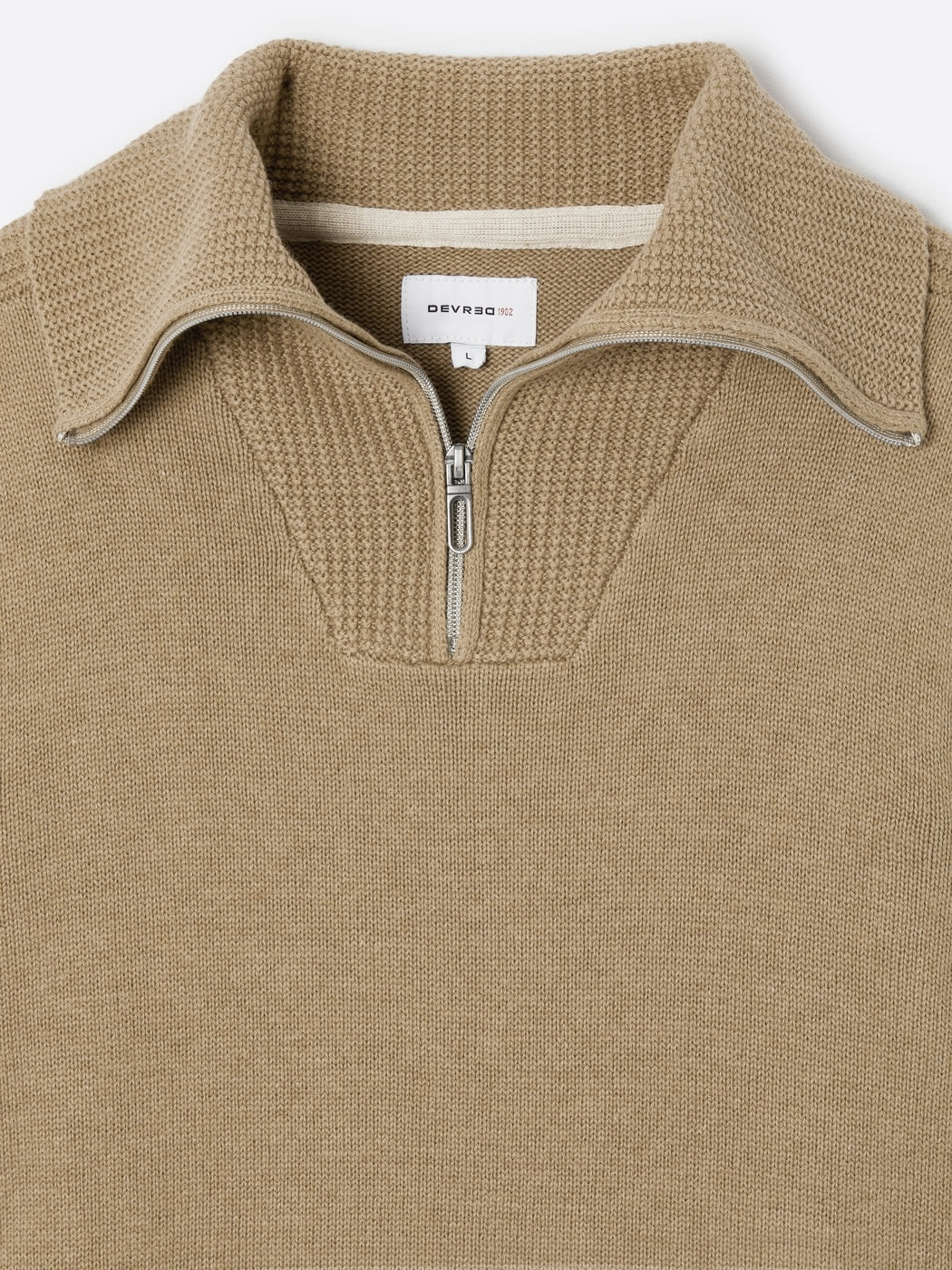 Pull col camionneur en coton cachemire - DEVRED 1902
