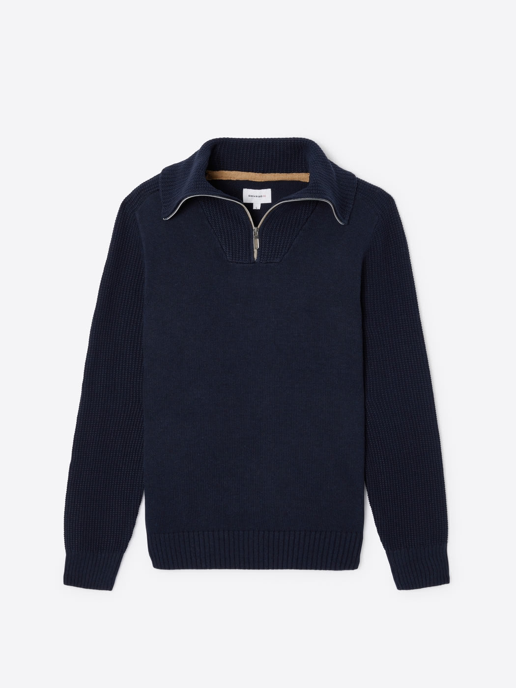 Pull col camionneur en coton cachemire - DEVRED 1902