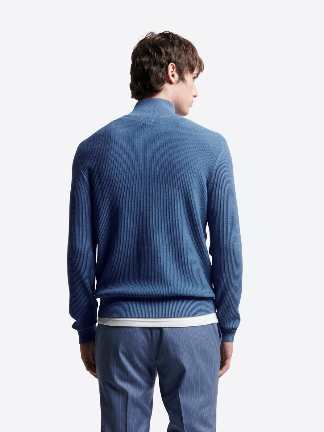 Pull col cheminée zip viscose certifiée - DEVRED 1902