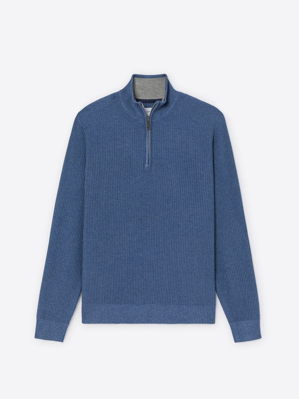 Pull col cheminée zip viscose certifiée - DEVRED 1902