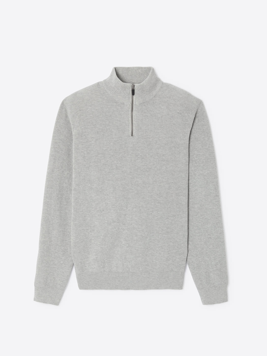 Pull col cheminée zippé en coton - DEVRED 1902