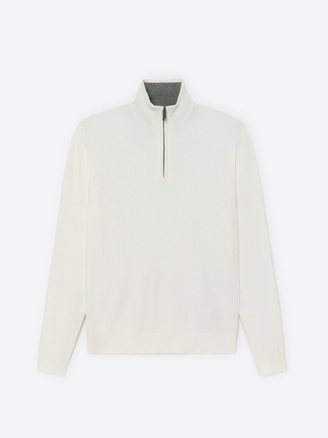 Pull col cheminée zip viscose certifiée - DEVRED 1902