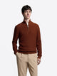 Pull col cheminée zip viscose certifiée - DEVRED 1902