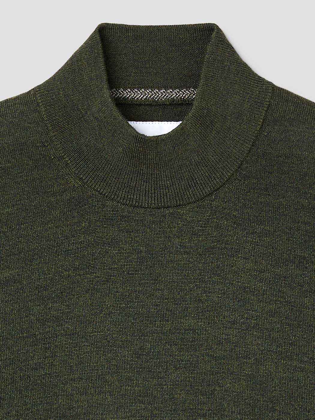 Pull col cheminée en laine Mérinos - DEVRED 1902
