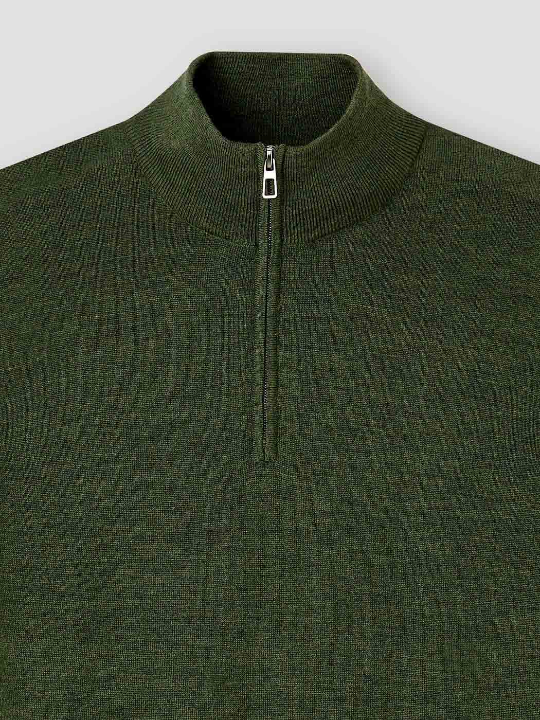 Pull col cheminée en laine Mérinos - DEVRED 1902