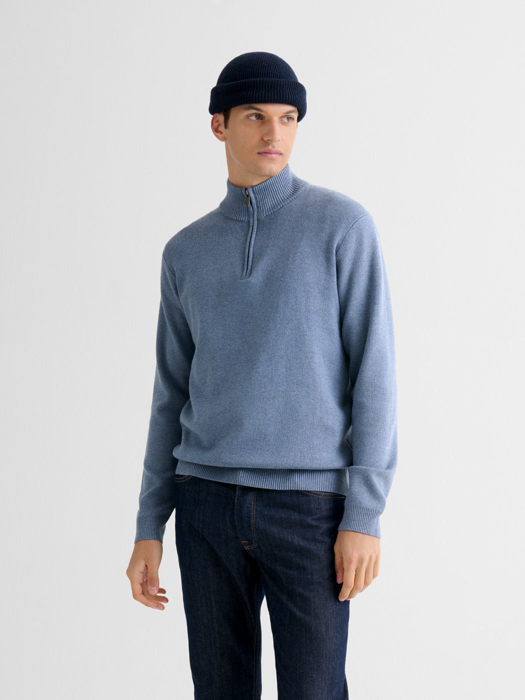 Pull col cheminée zippé - DEVRED 1902