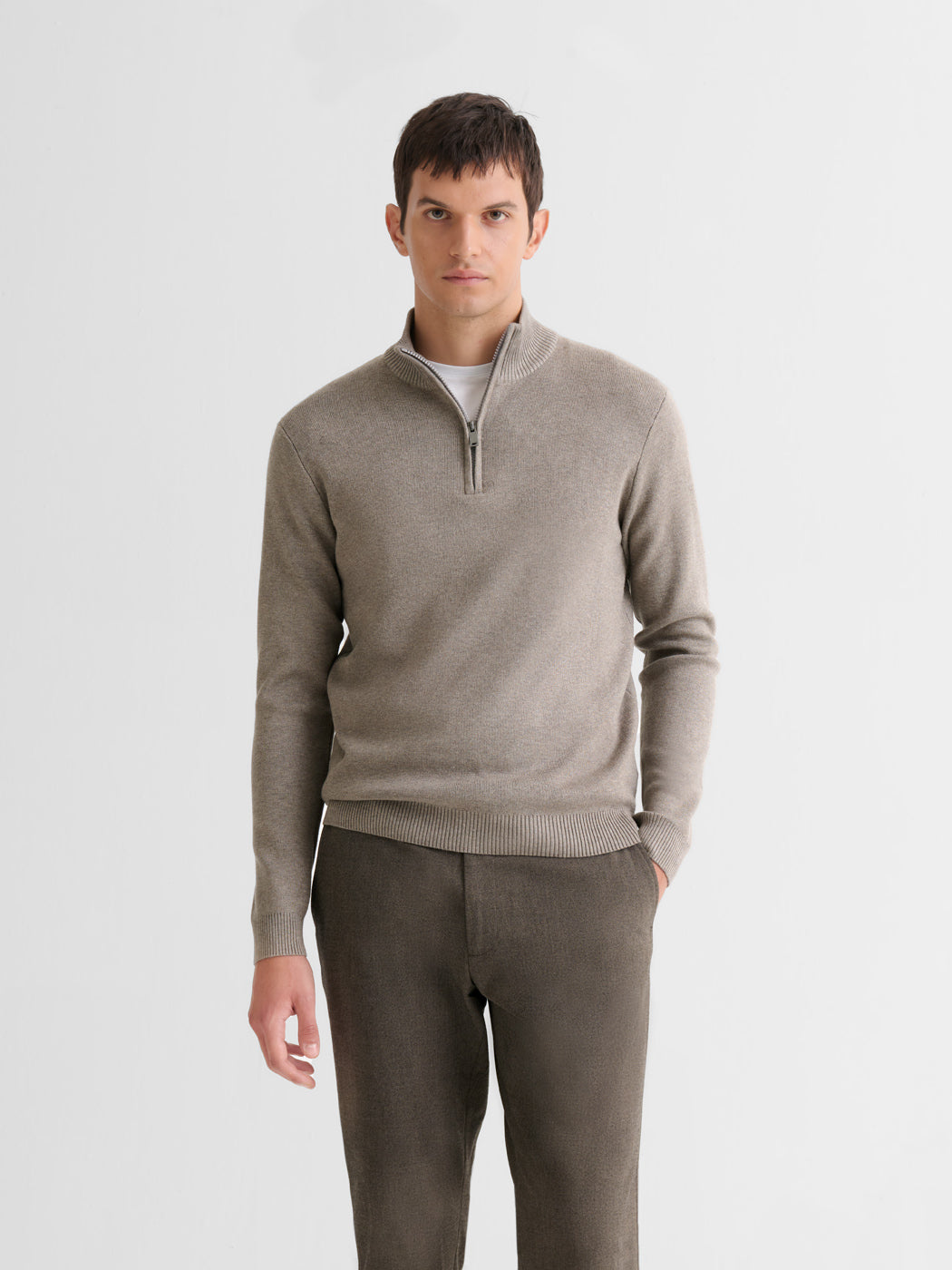 Pull col cheminée zippé - DEVRED 1902