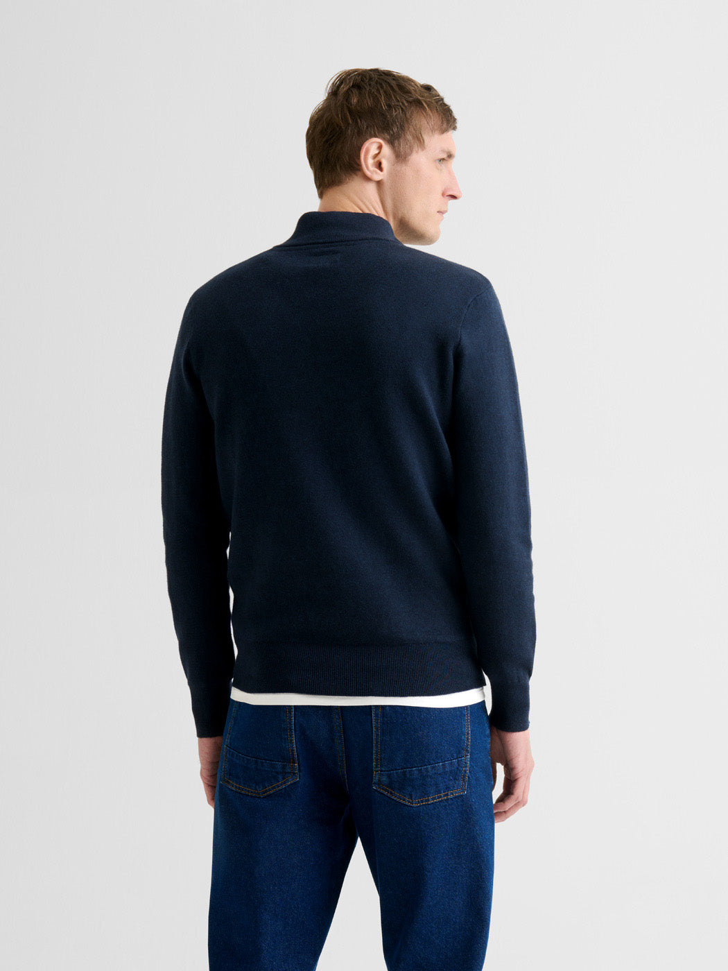 Pull zippé en coton cachemire - DEVRED 1902