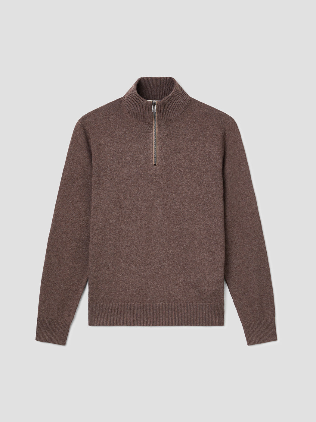 Pull col montant zip en coton cachemire - DEVRED 1902