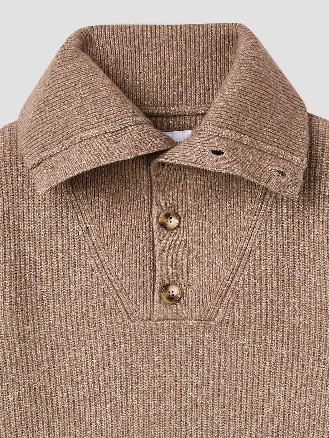 Pull col camionneur en maille perlée - DEVRED 1902