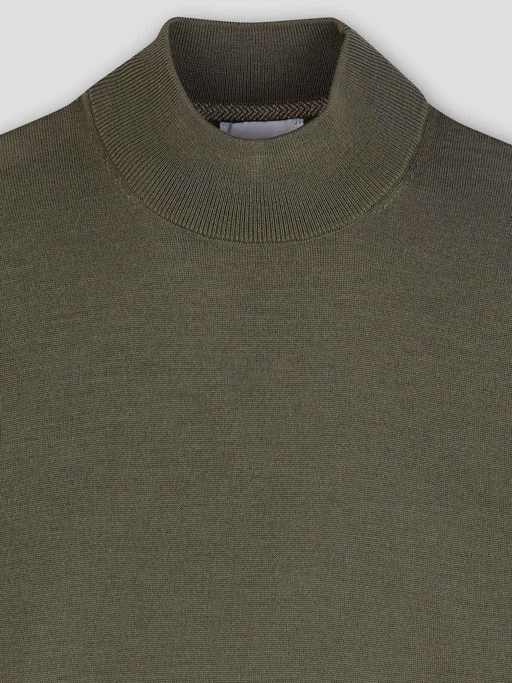 Pull col cheminée en laine Mérinos - DEVRED 1902