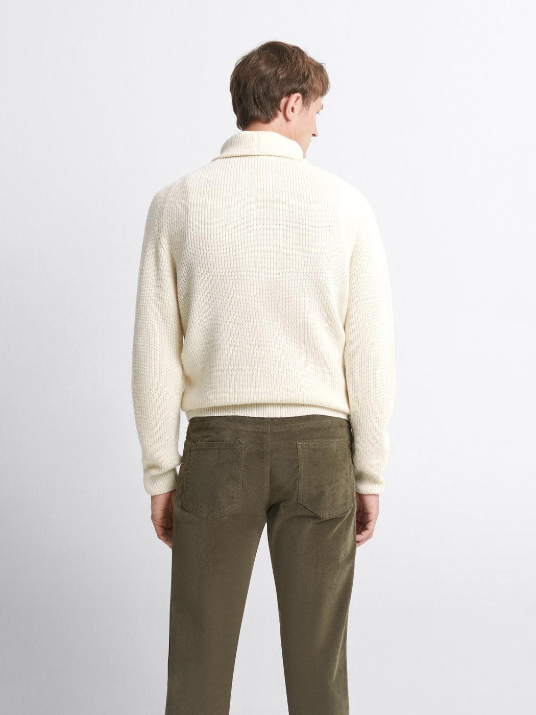 Pull col cheminée zippé en maille perlée - DEVRED 1902