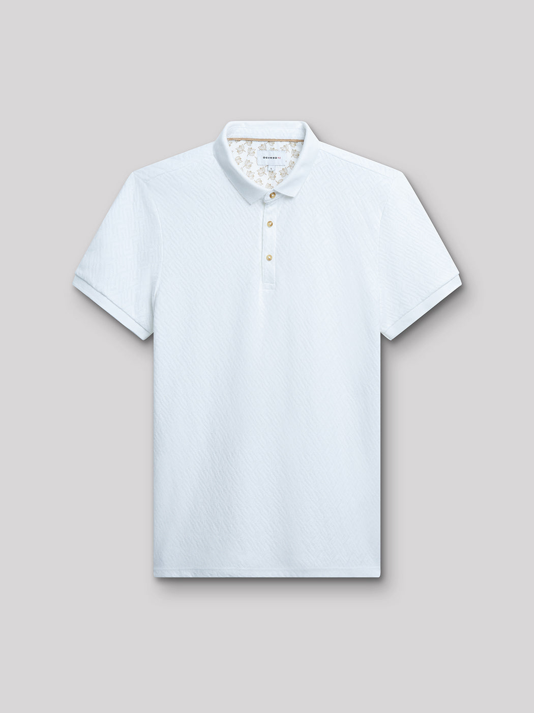 Polo à manches courtes en coton imprimé - DEVRED 1902