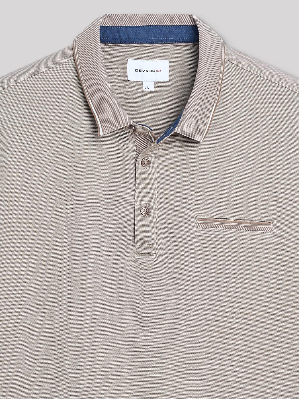 Polo manches courtes en coton - DEVRED 1902