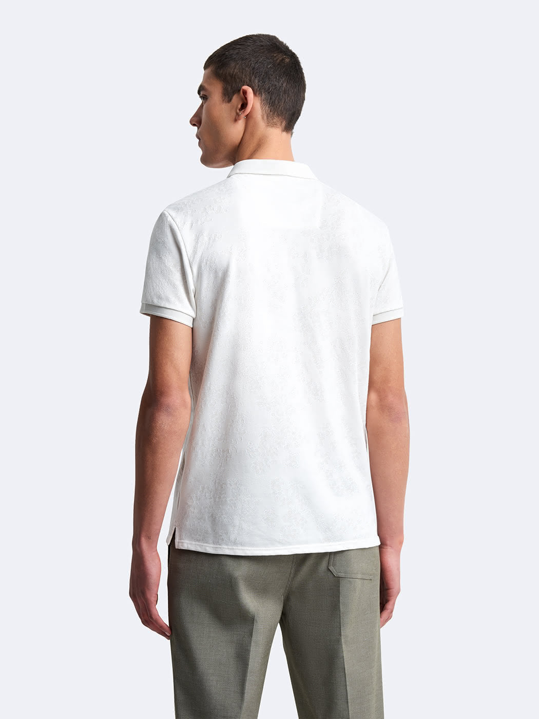 Polo manches courtes en coton à motif - DEVRED 1902