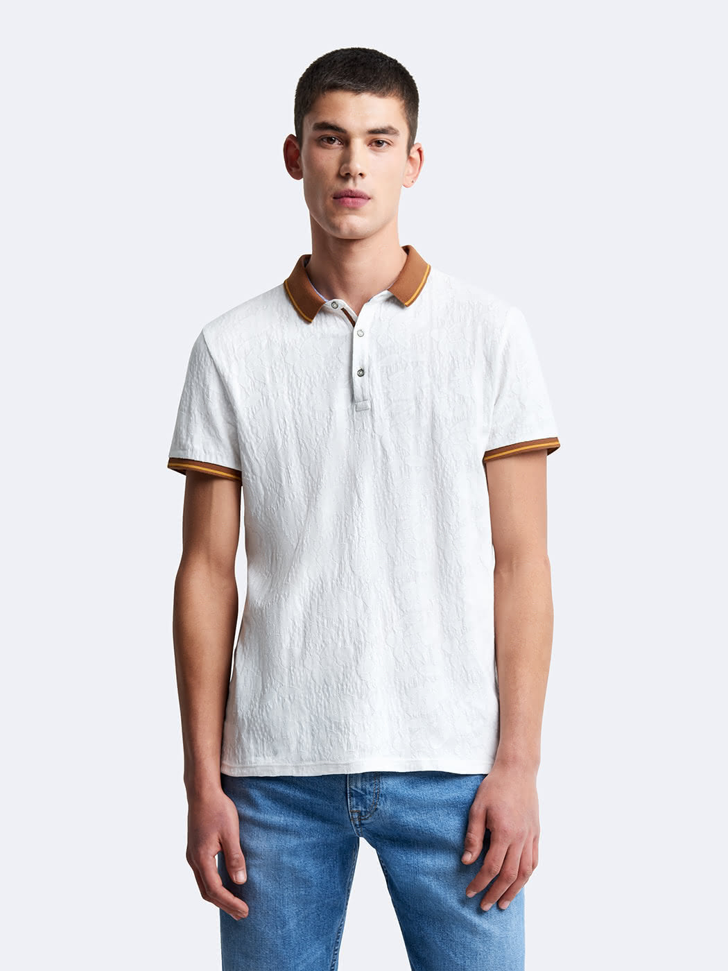 Polo manches courtes en coton - DEVRED 1902