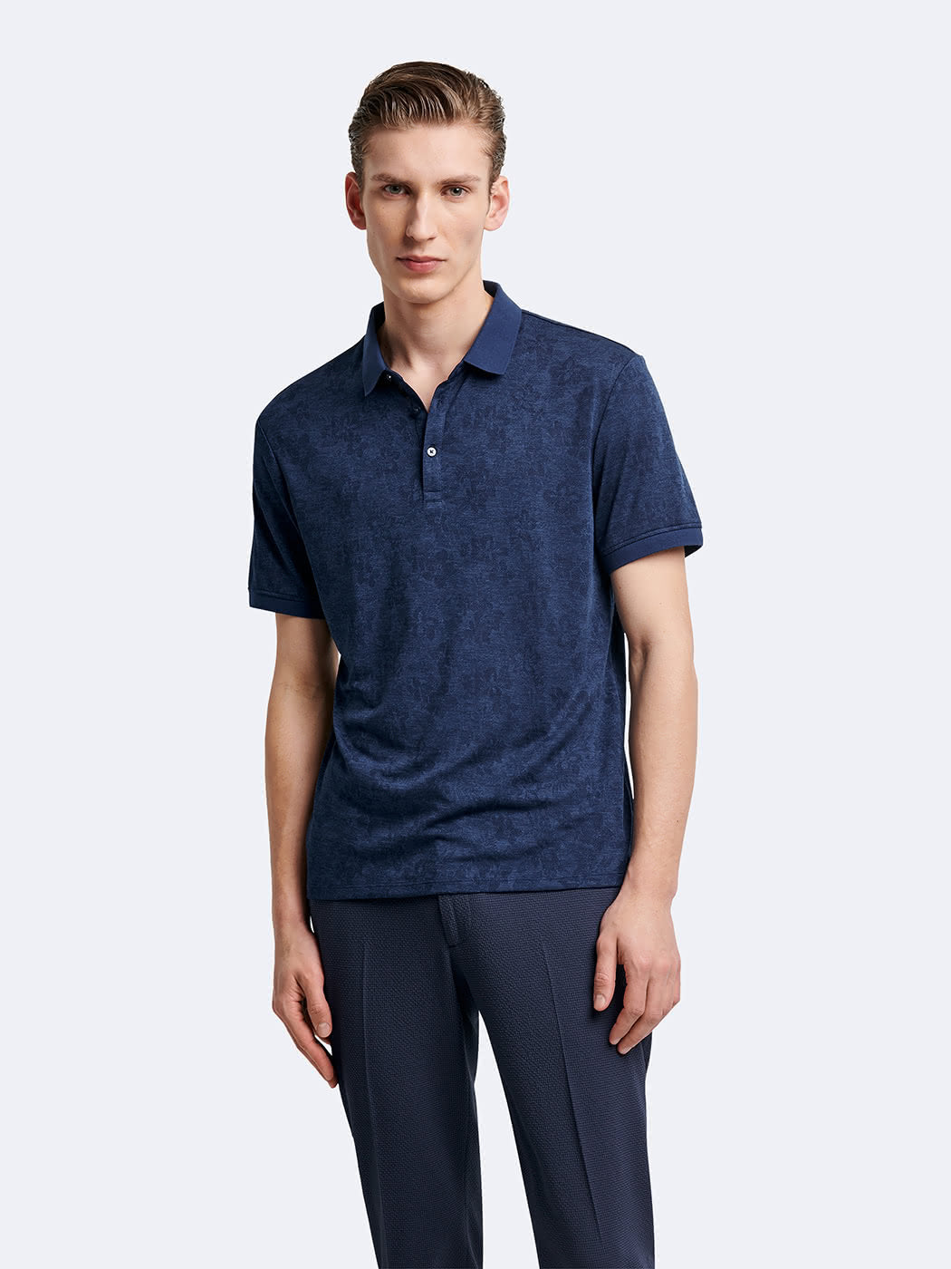 Polo manches courtes jacquard - DEVRED 1902