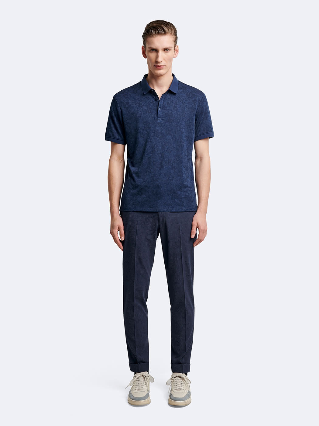 Polo manches courtes jacquard - DEVRED 1902