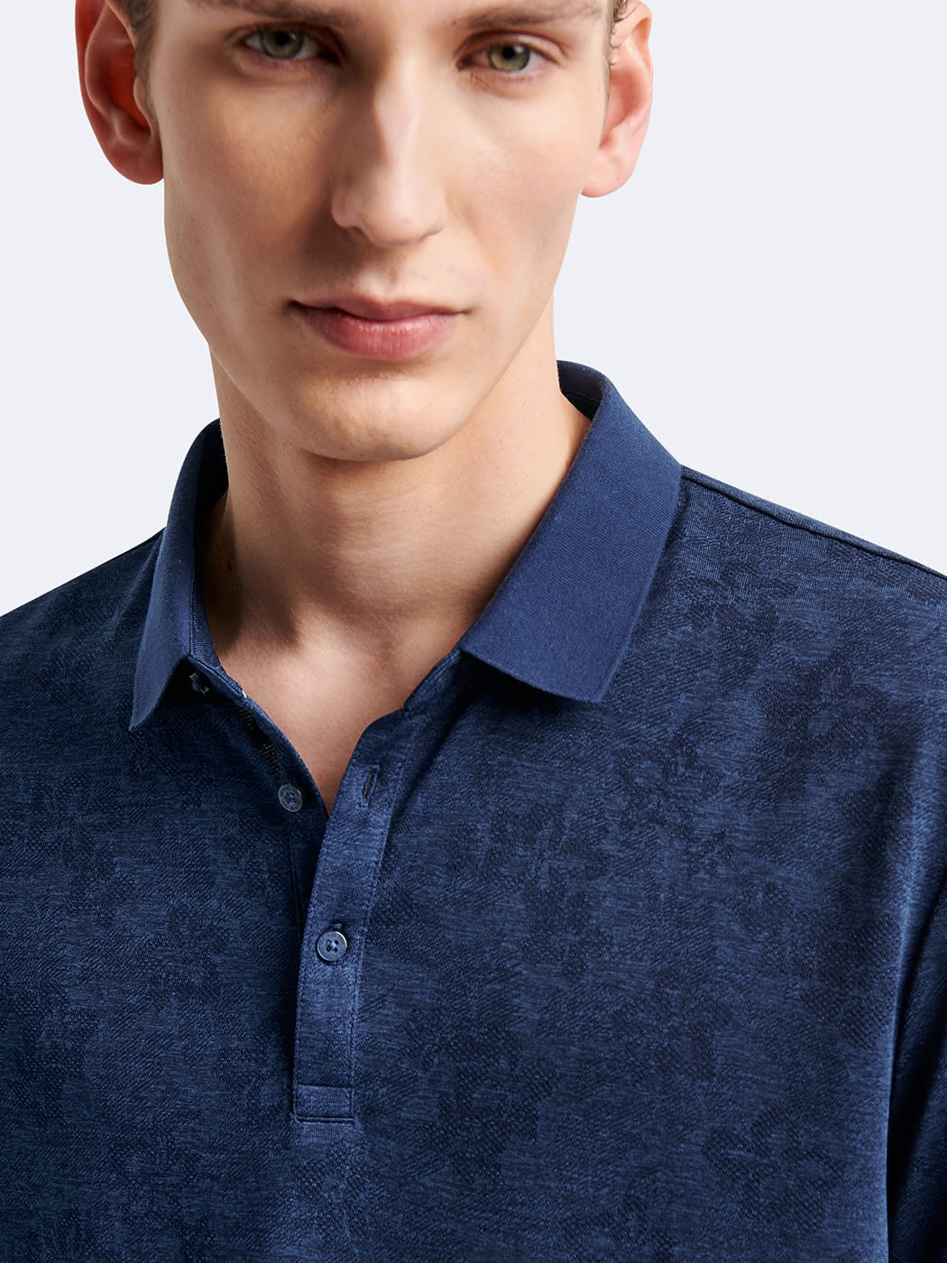 Polo manches courtes jacquard - DEVRED 1902