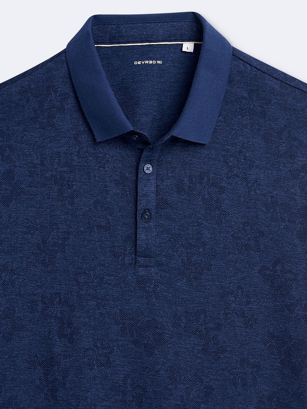 Polo manches courtes jacquard - DEVRED 1902