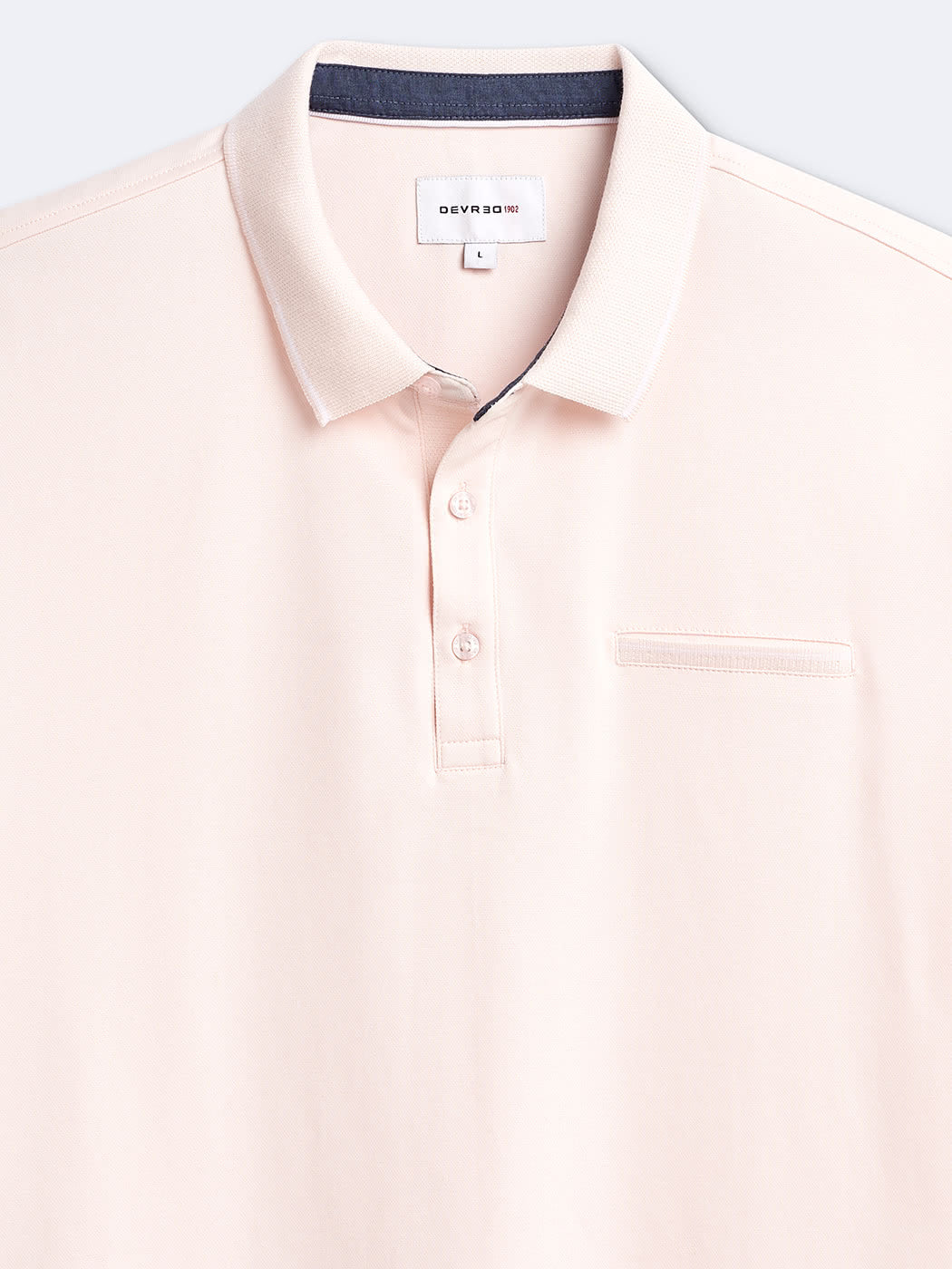Polo manches courtes en coton - DEVRED 1902