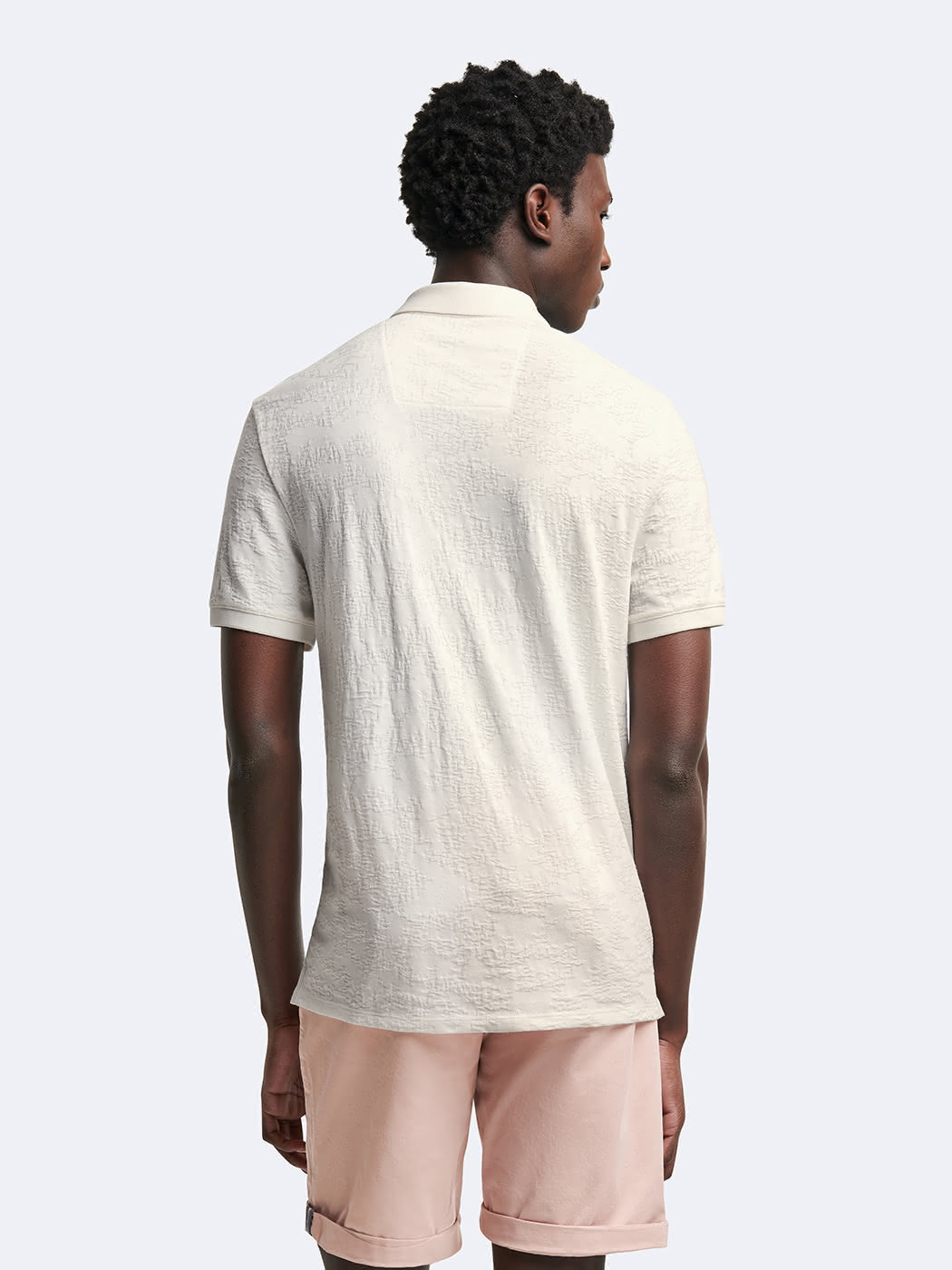 Polo manches courtes en coton à motif - DEVRED 1902