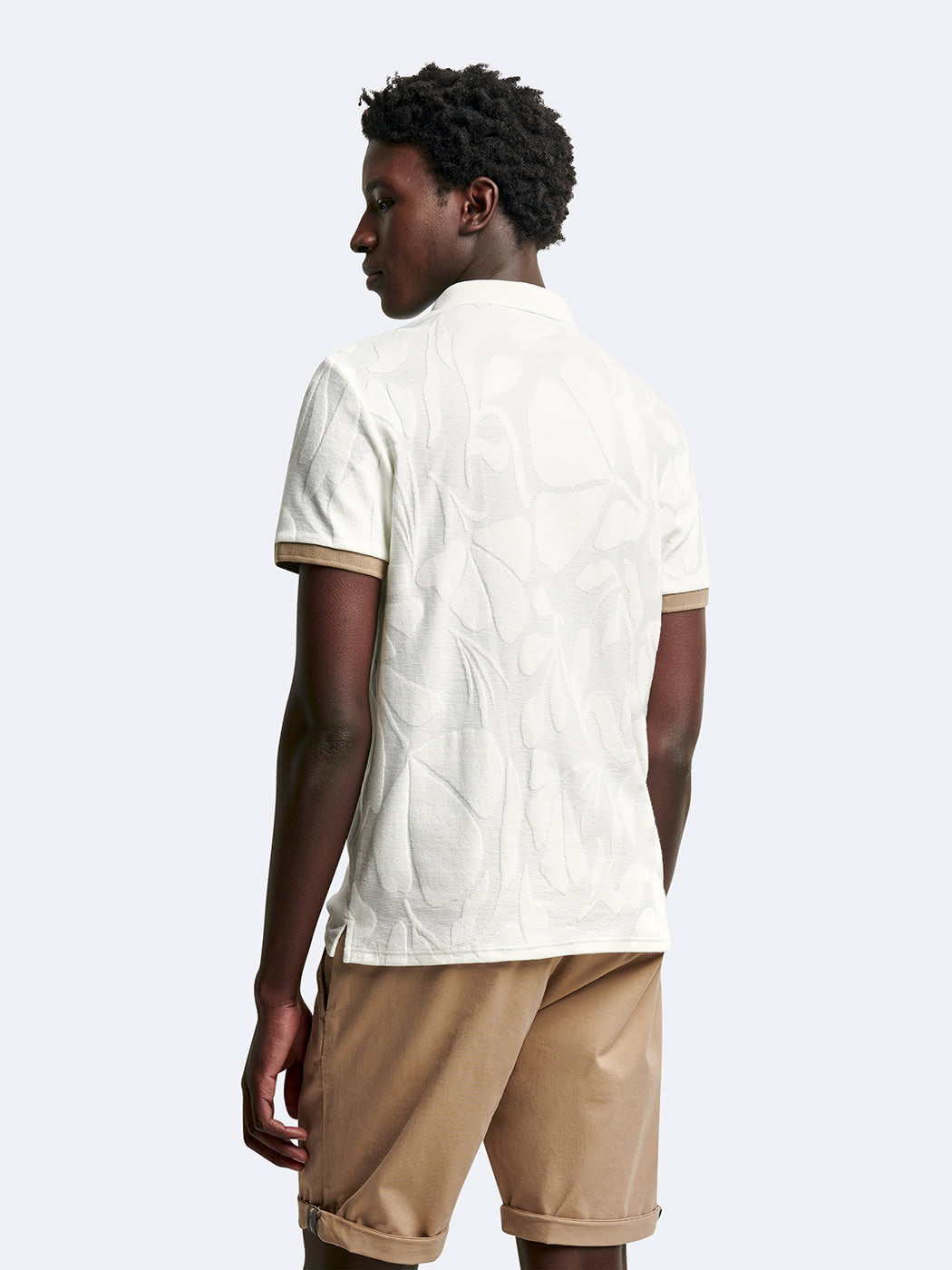 Polo manches courtes en coton à motifs - DEVRED 1902