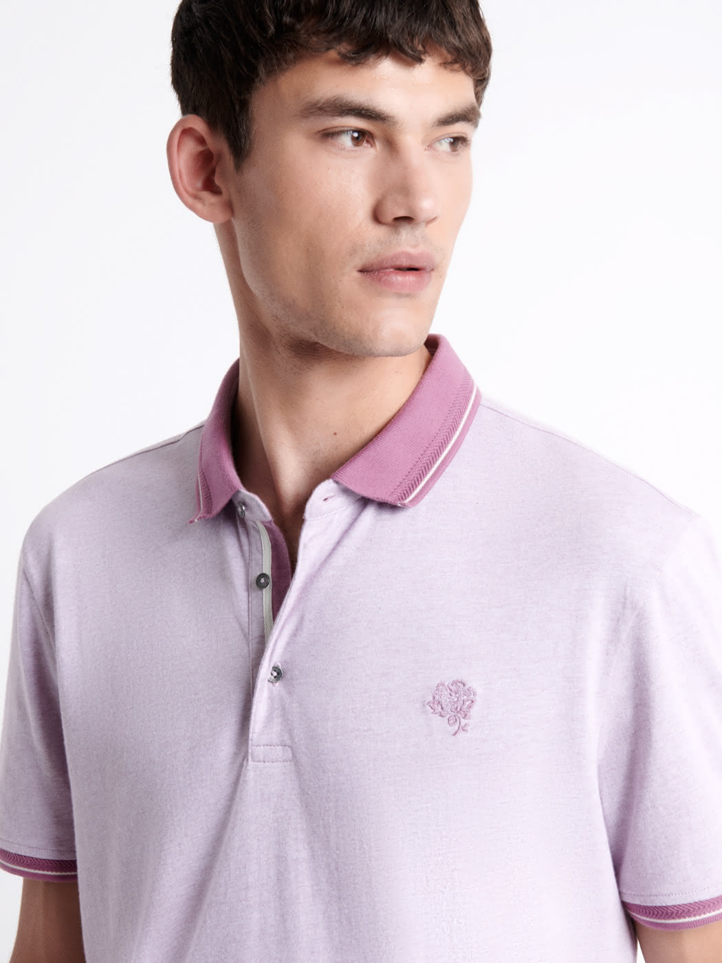 Polo manches courtes brodé 100% coton - DEVRED 1902