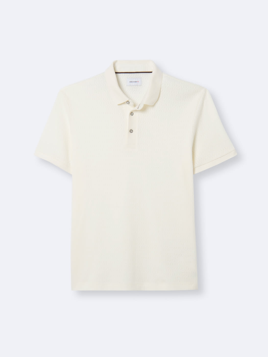 Polo manches courtes à relief 100% coton - DEVRED 1902
